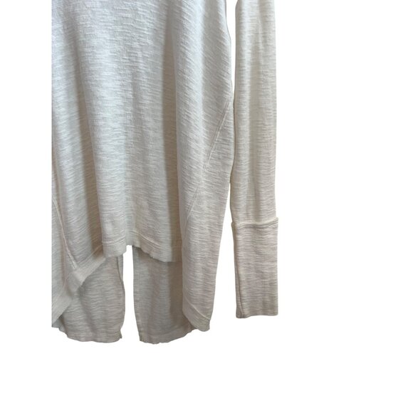 We The Free by Free People White High-Low Mock Neck Sweater Top Women's Size M - Picture 7 of 7